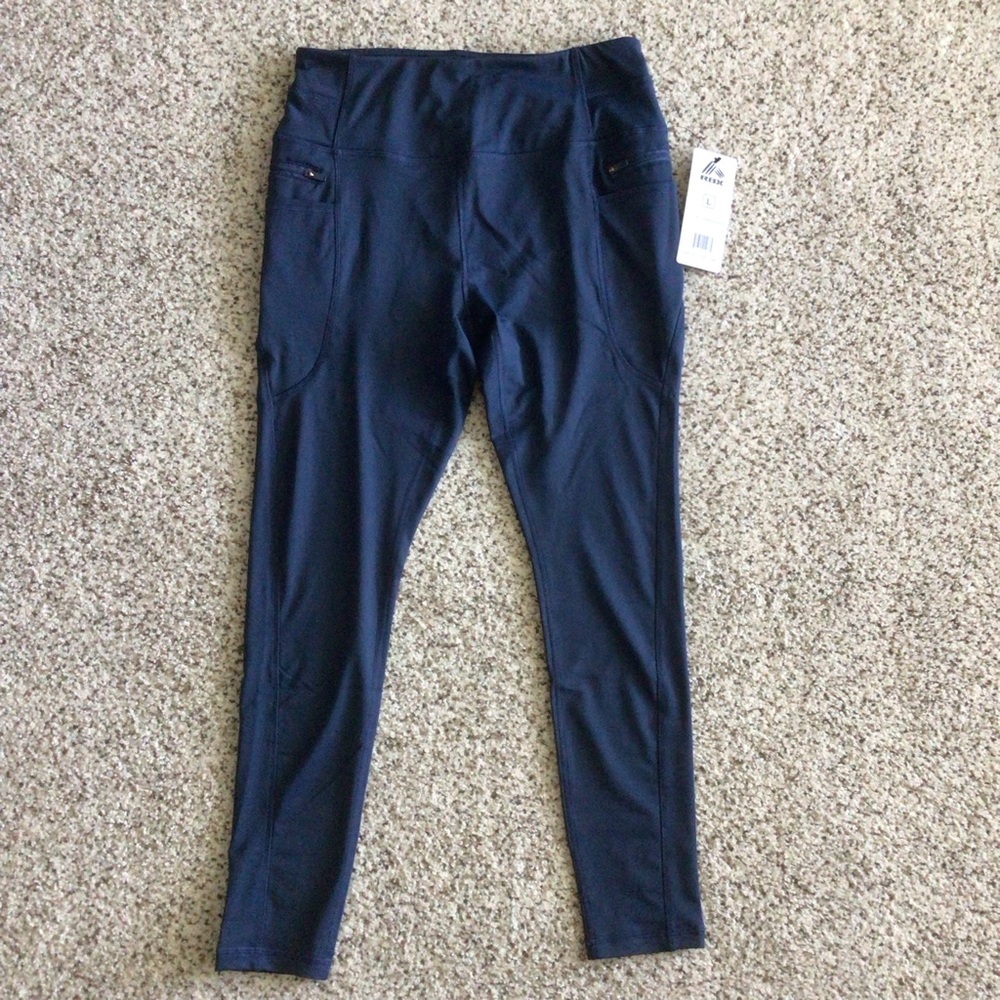 RBX Prime Hit The Road Fleece Legging Large Dark Teal NWT